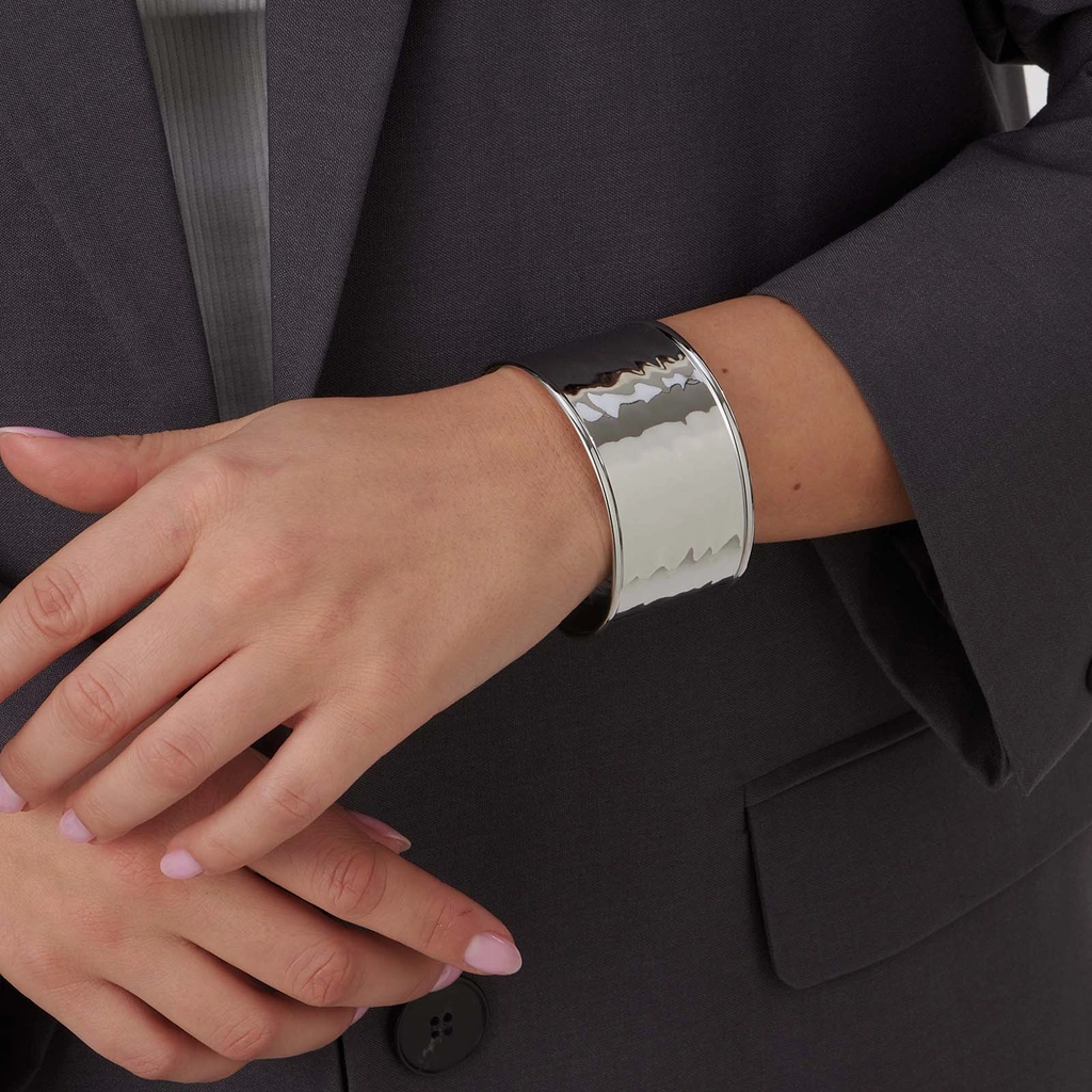 Stålarmband, bangle - 36mm bred