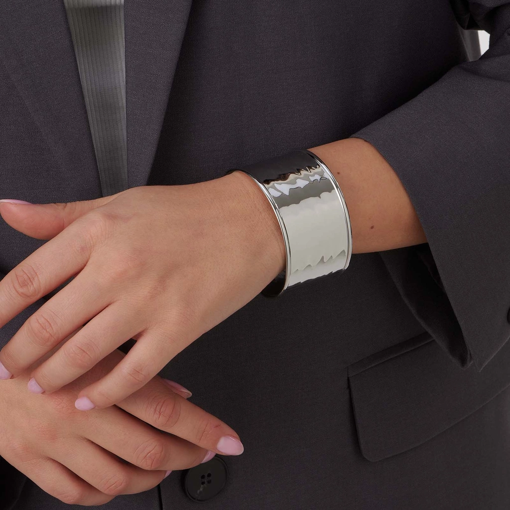 Stålarmband, bangle - 36mm bred