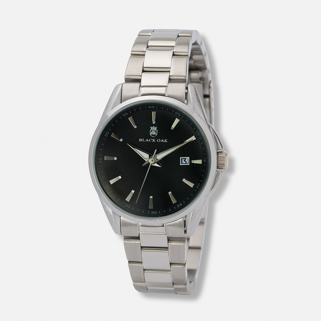 Black Oak Spire damklocka, silver/svart  - 32mm