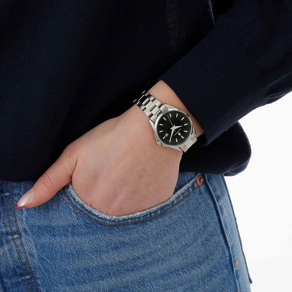 Black Oak Spire damklocka, silver/svart  - 32mm