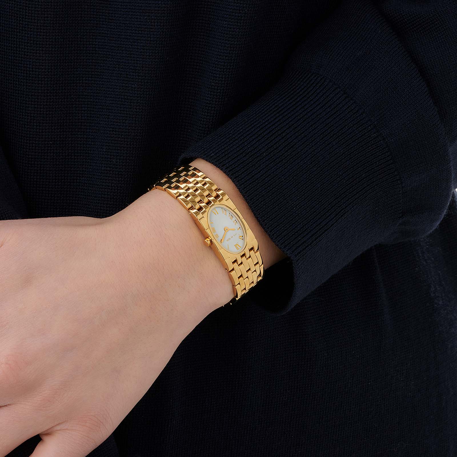 Ivy n Rox Iris damklocka - guld 13x30 mm