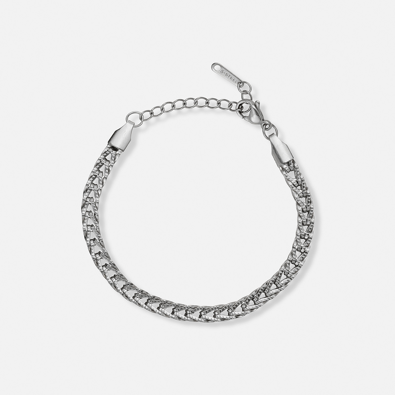 Ivy N Rox Viva  klockset, oval silver/vit - 22mm