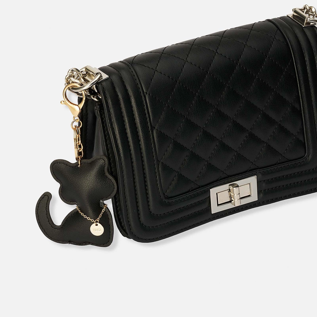 Väskaccessoar - svart katt