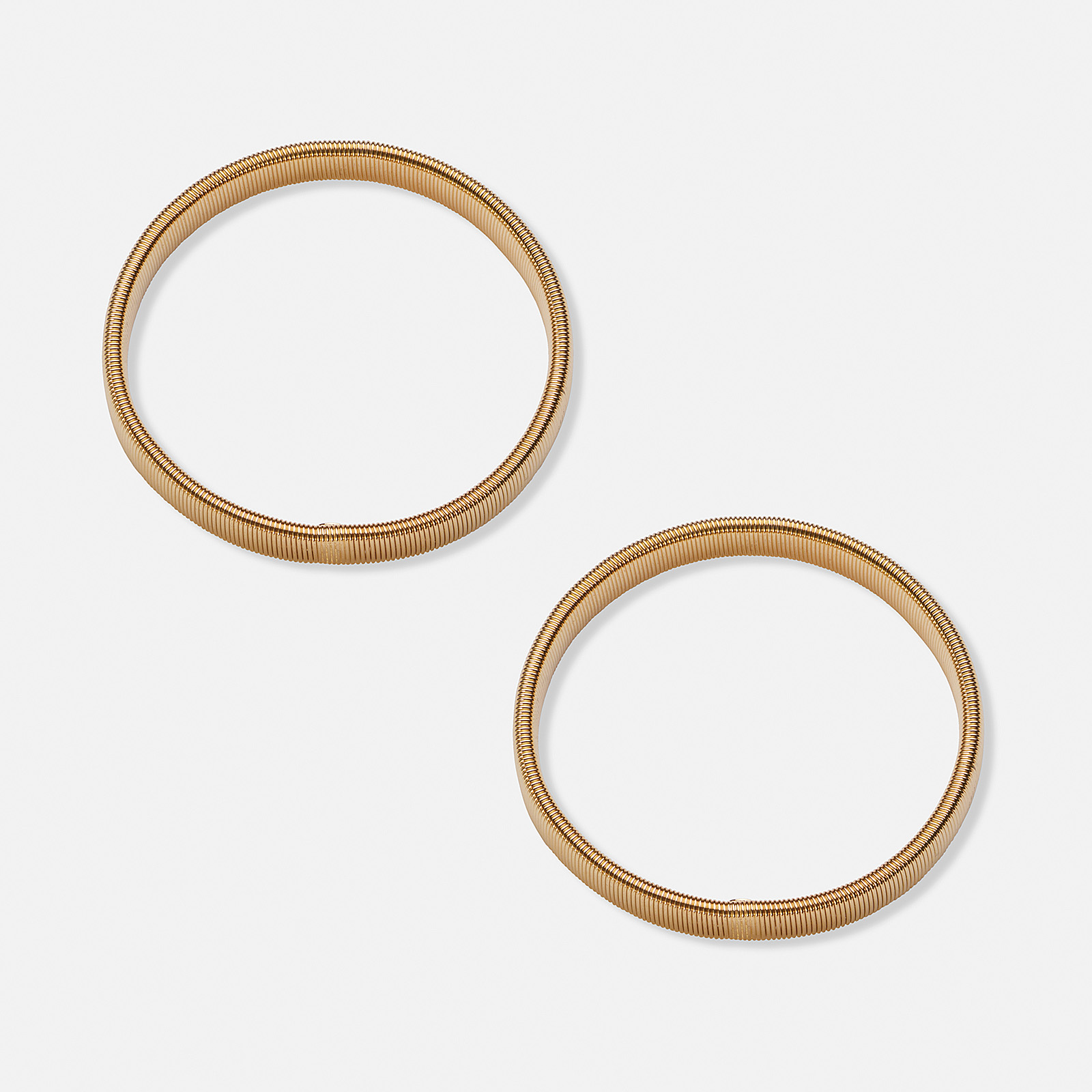 Guldfärgade ärmhållare, elastiska – 2-pack