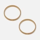 Guldfärgade ärmhållare, elastiska – 2-pack