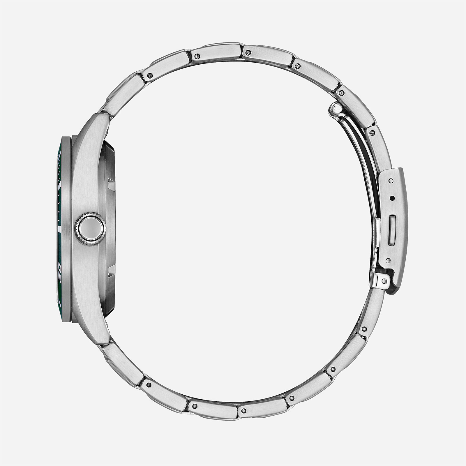 Citizen Automatic Orange/Silver, Stållänk - NJ0220-52X
