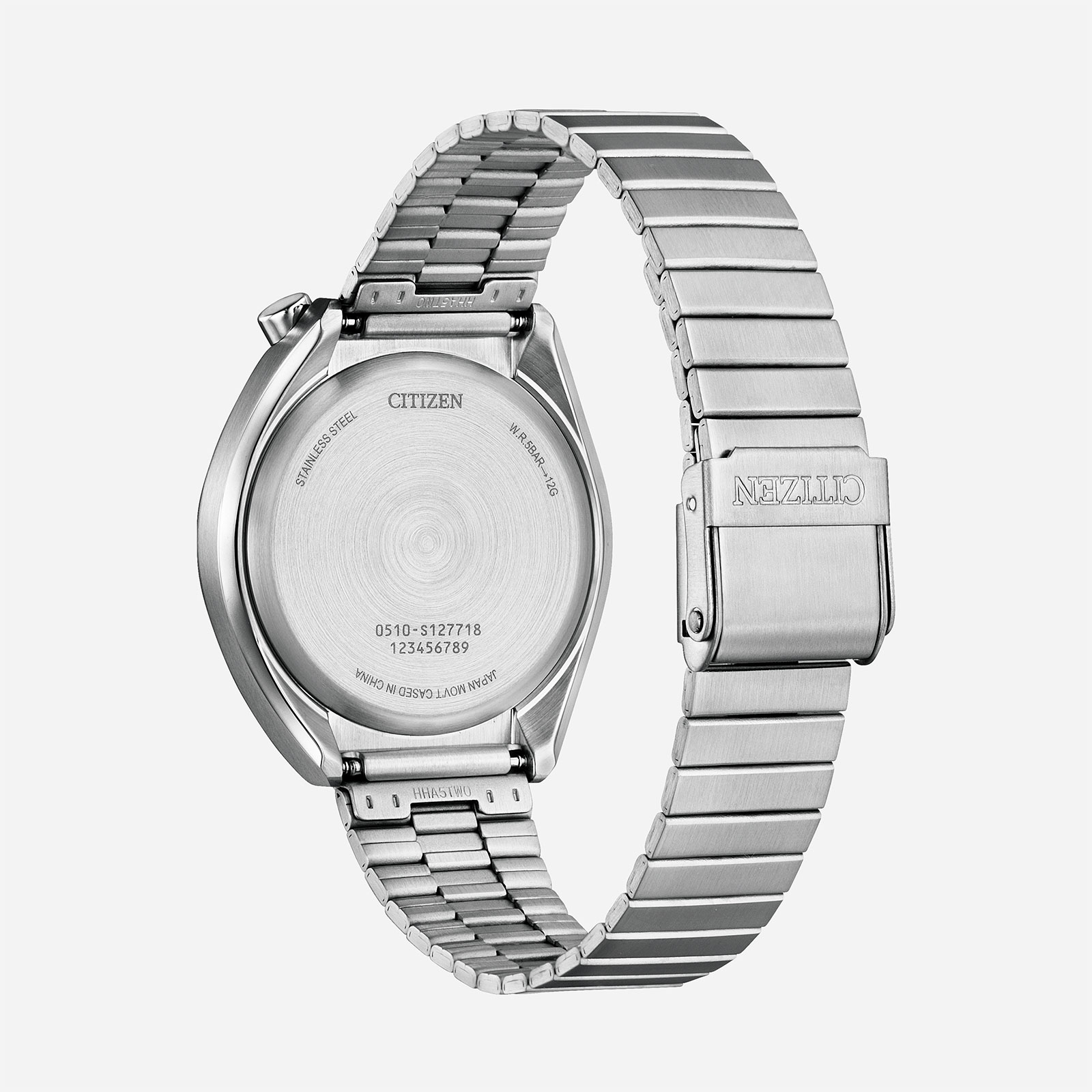 Citizen Bullhead Grön/Silver, Stållänk - AN3660-73X