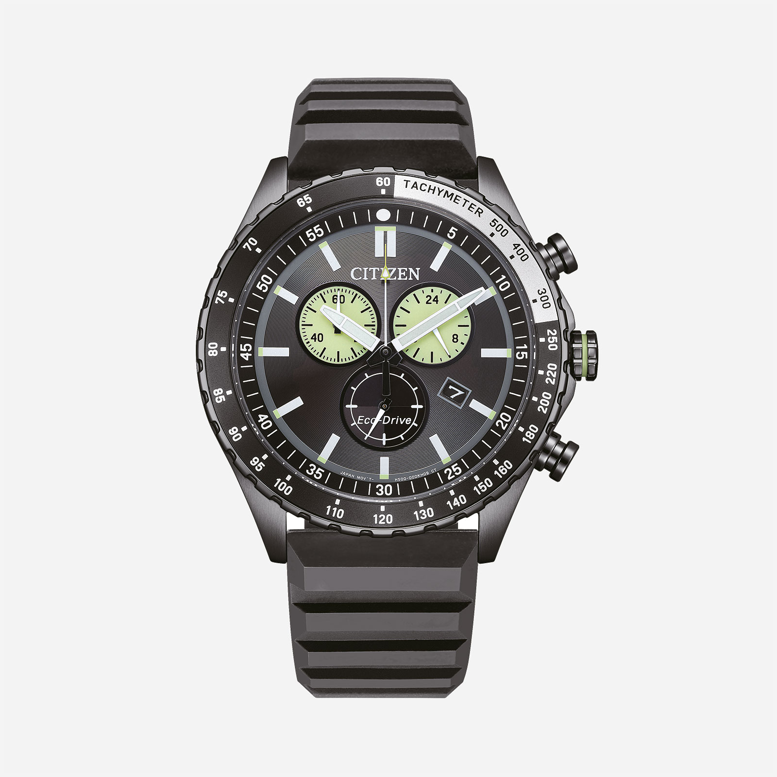 Citizen Eco-Drive Svart/Svart, Läderband - AT2565-05E