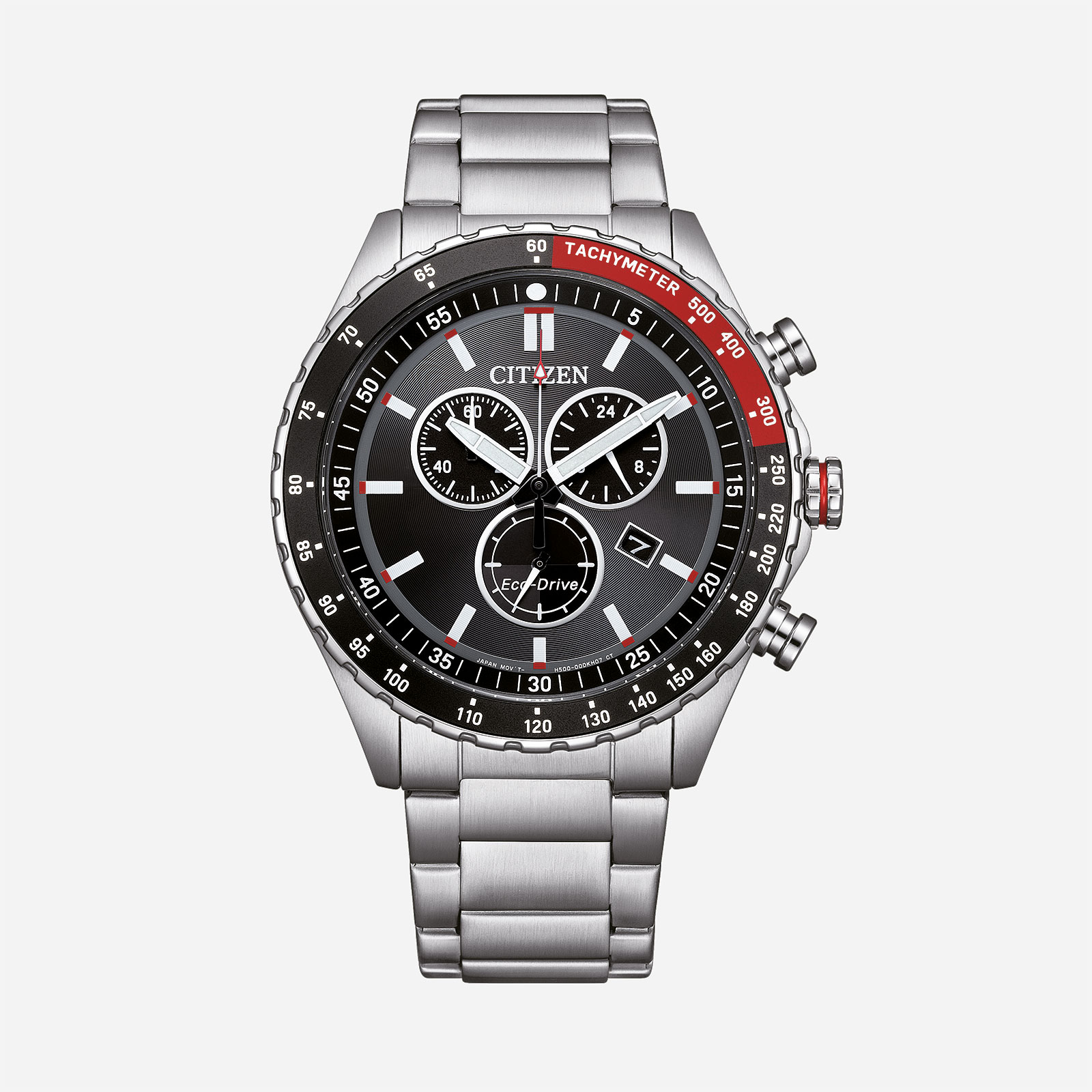 Citizen Eco-Drive Svart/Silver, Stållänk - AT2566-88E