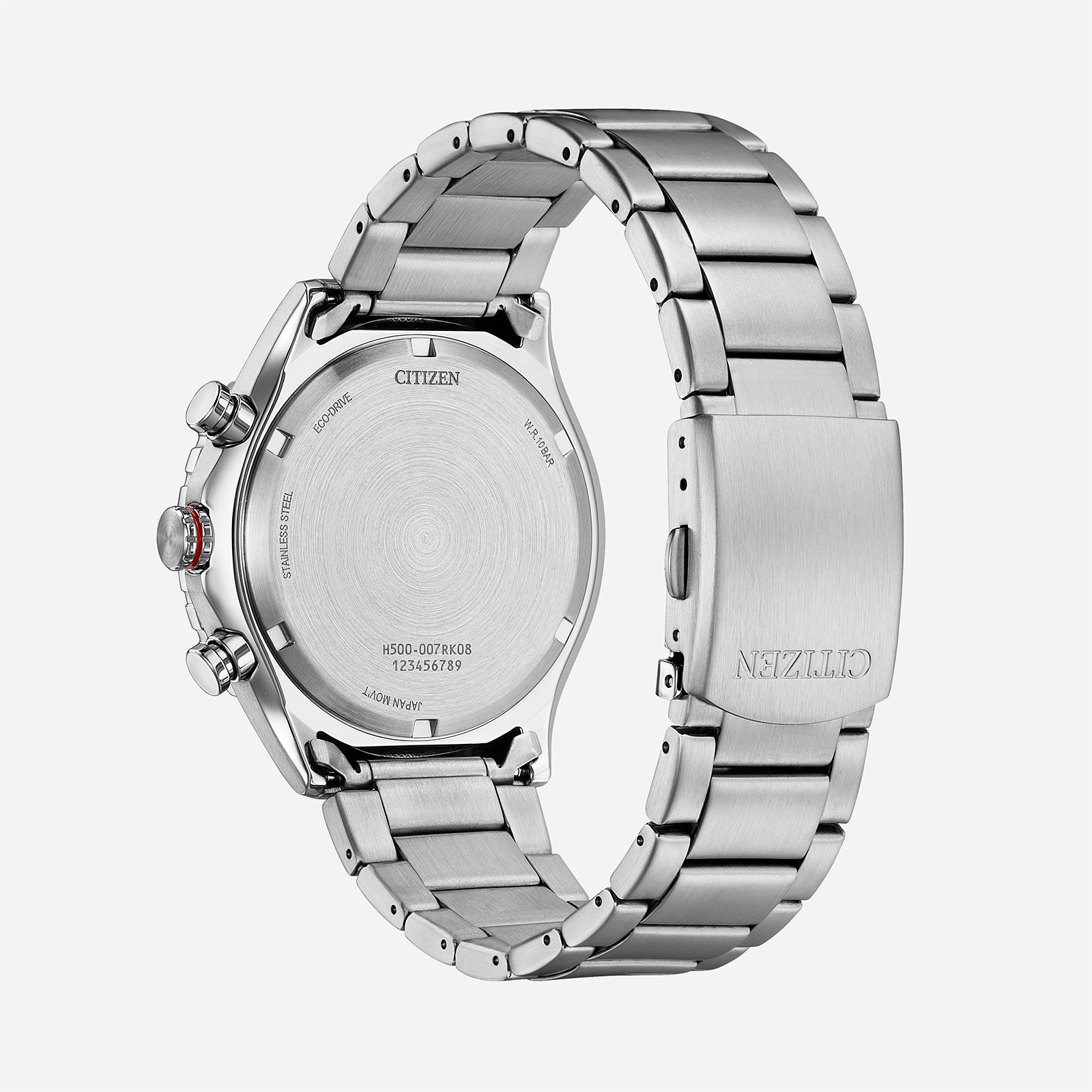 Citizen Eco-Drive Svart/Silver, Stållänk - AT2566-88E
