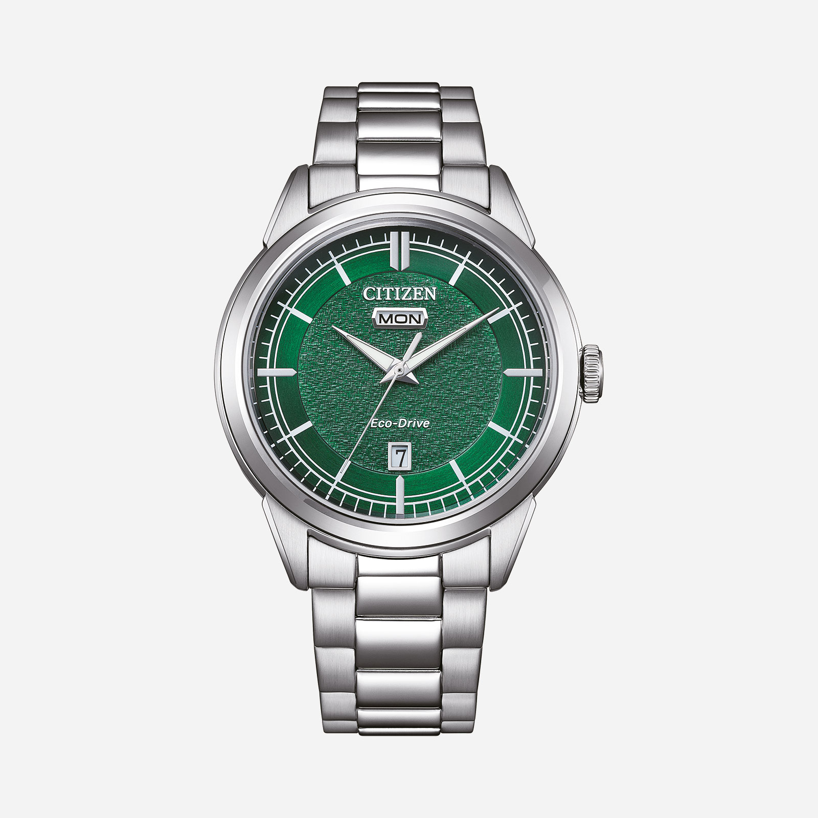Citizen Eco-Drive Orange/Silver, Stållänk - AW0151-85X