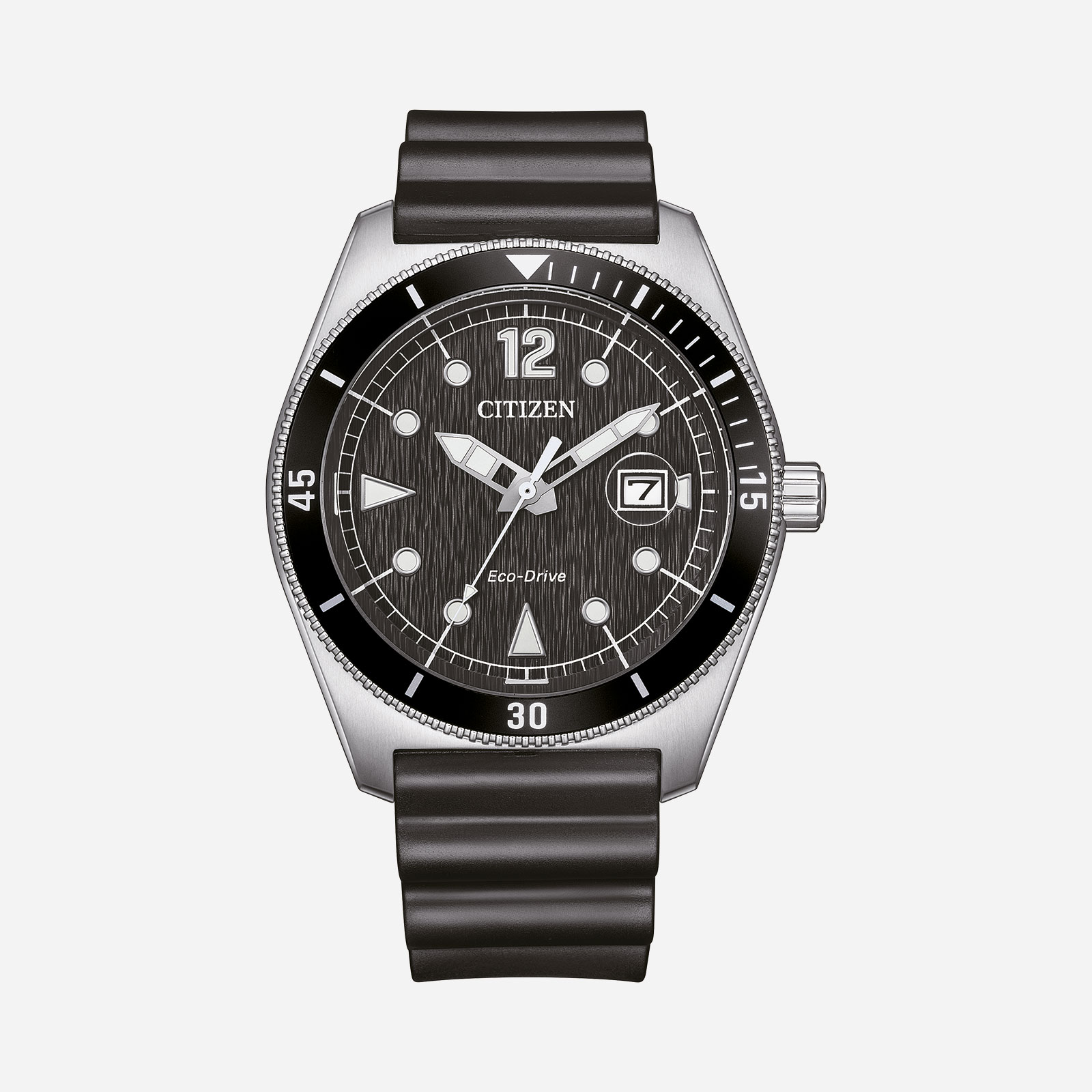 Citizen Eco-Drive Svart/Svart, Läderband - AW1889-00E