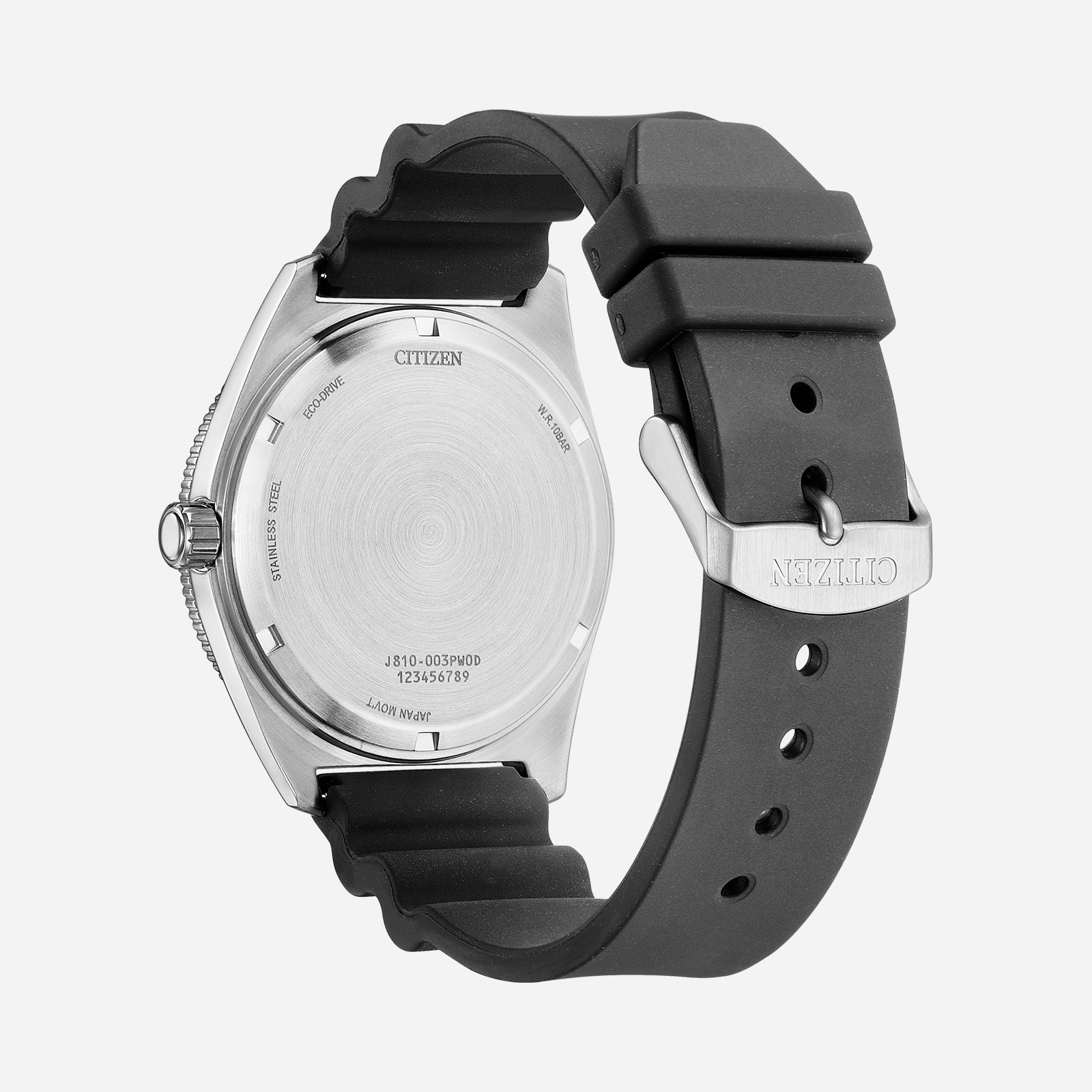 Citizen Eco-Drive Svart/Svart, Läderband - AW1889-00E