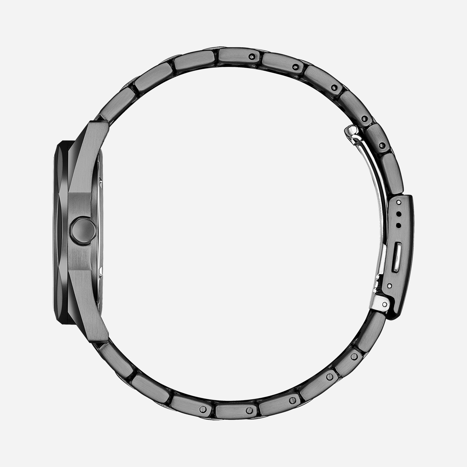 Citizen Eco-Drive Grå/Svart, Stållänk - BM7625-80H