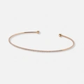 Je t´aime 18K rosegold guldarmband bangle