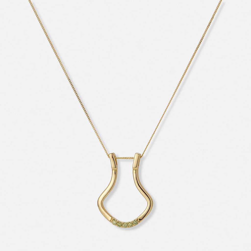 Je t´aime 9K guld ringhållare - Porte Bague Emerald