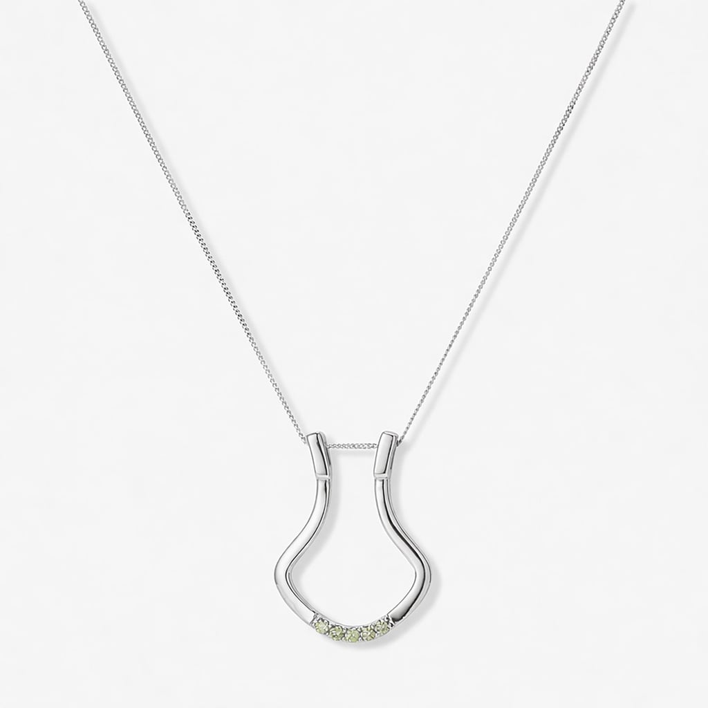 Je t´aime 9K vitguld ringhållare - Porte Bague Emerald