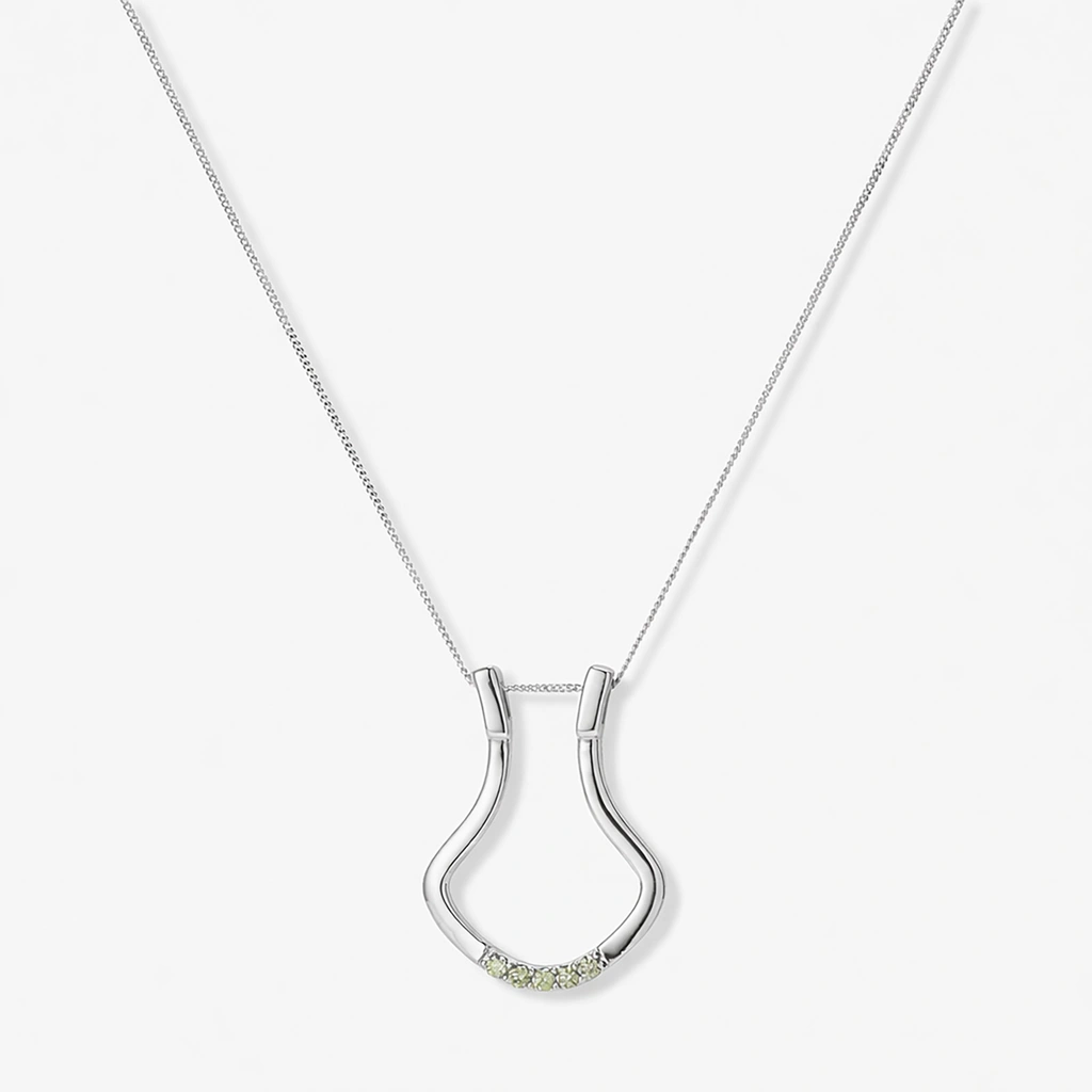 Je t´aime 18K vitguld ringhållare - Porte Bague Emerald