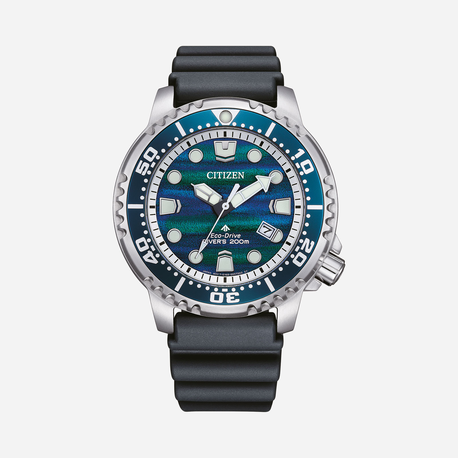 Citizen Promaster Eco-Drive Blå/Svart, Gummiband - BN0167-09W