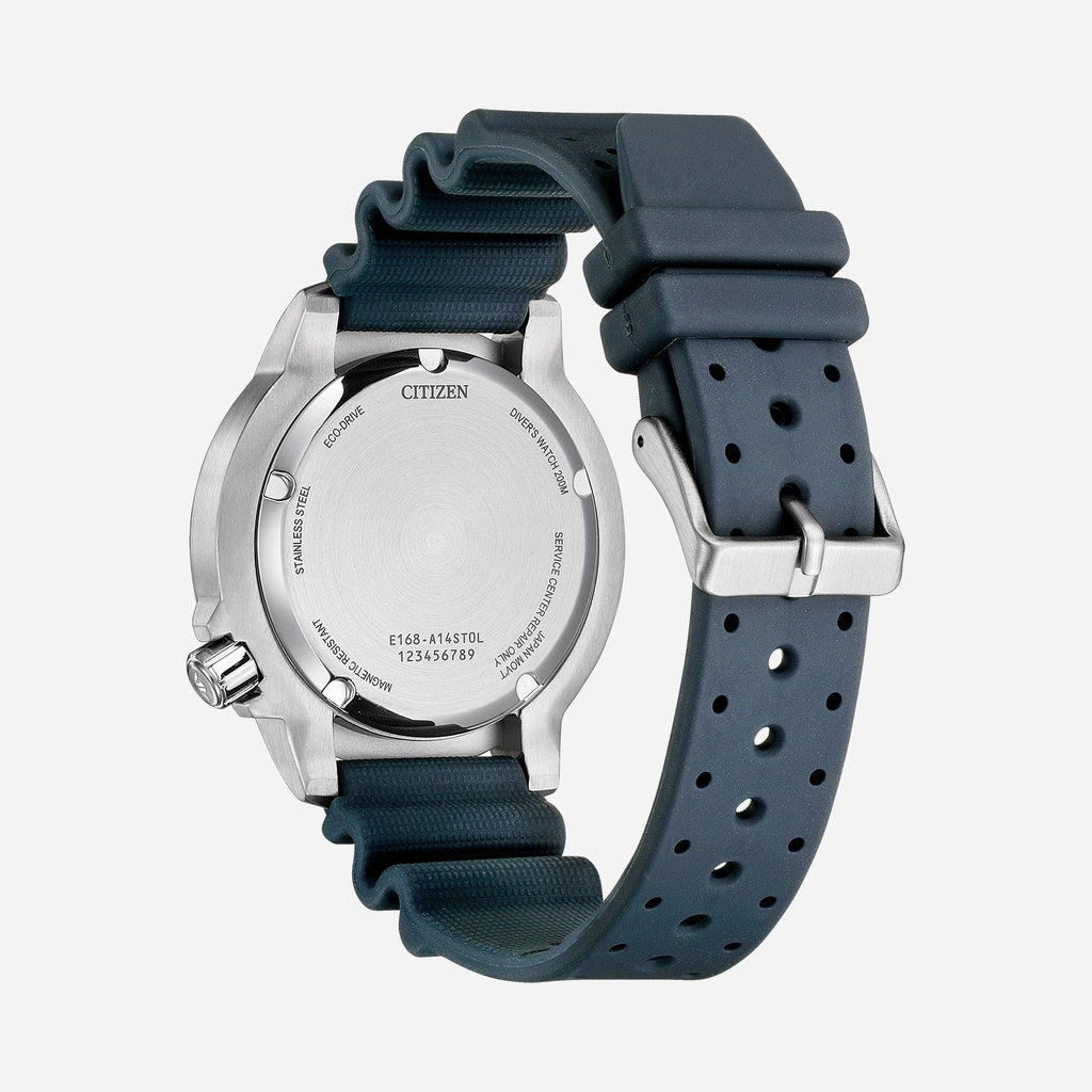Citizen Promaster Eco-Drive Blå/Svart, Gummiband - BN0167-09W
