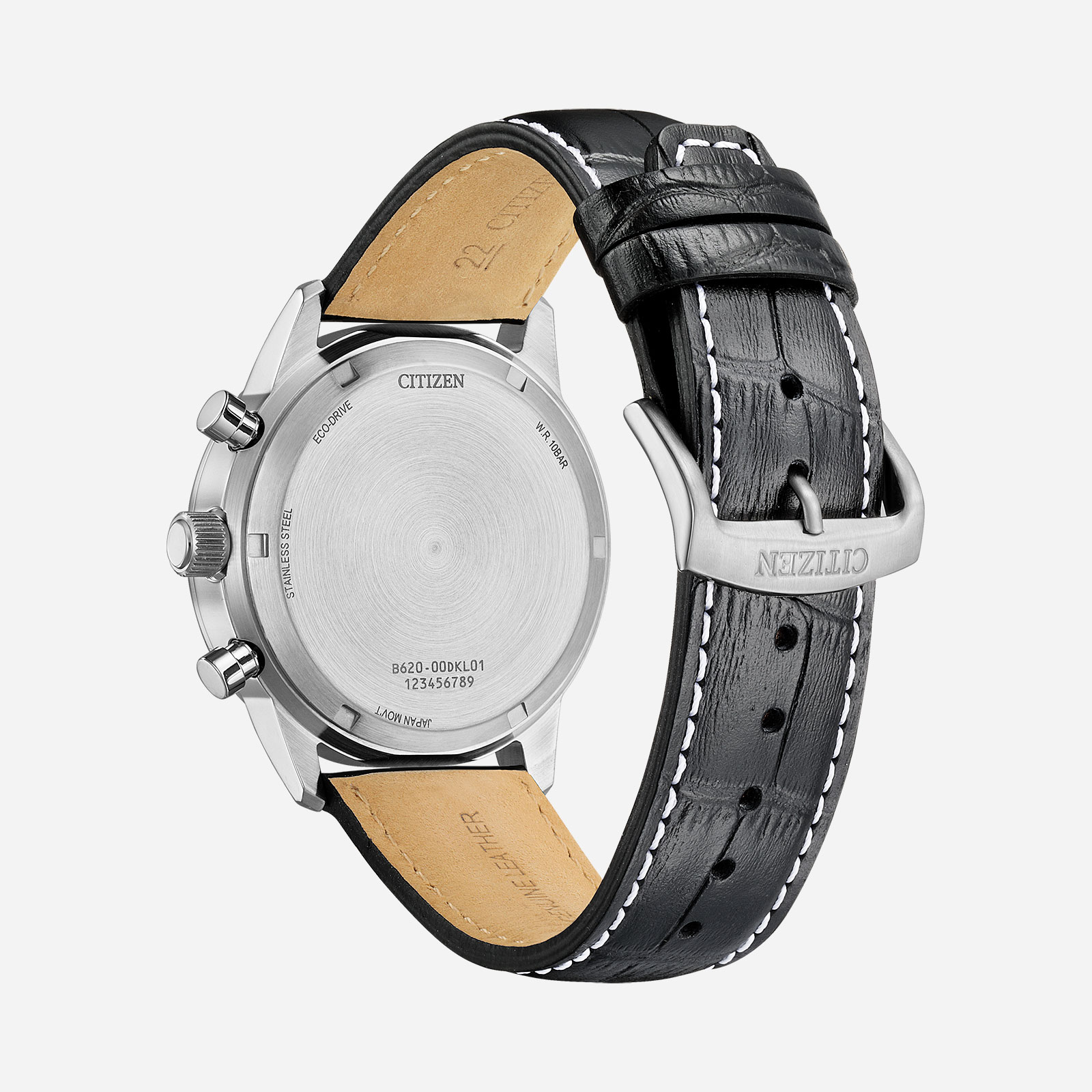 Citizen Eco-Drive Grön/Svart, Läderband - CA4720-01X