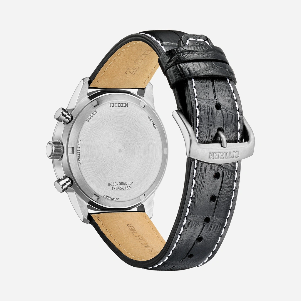 Citizen Eco-Drive Grön/Svart, Läderband - CA4720-01X