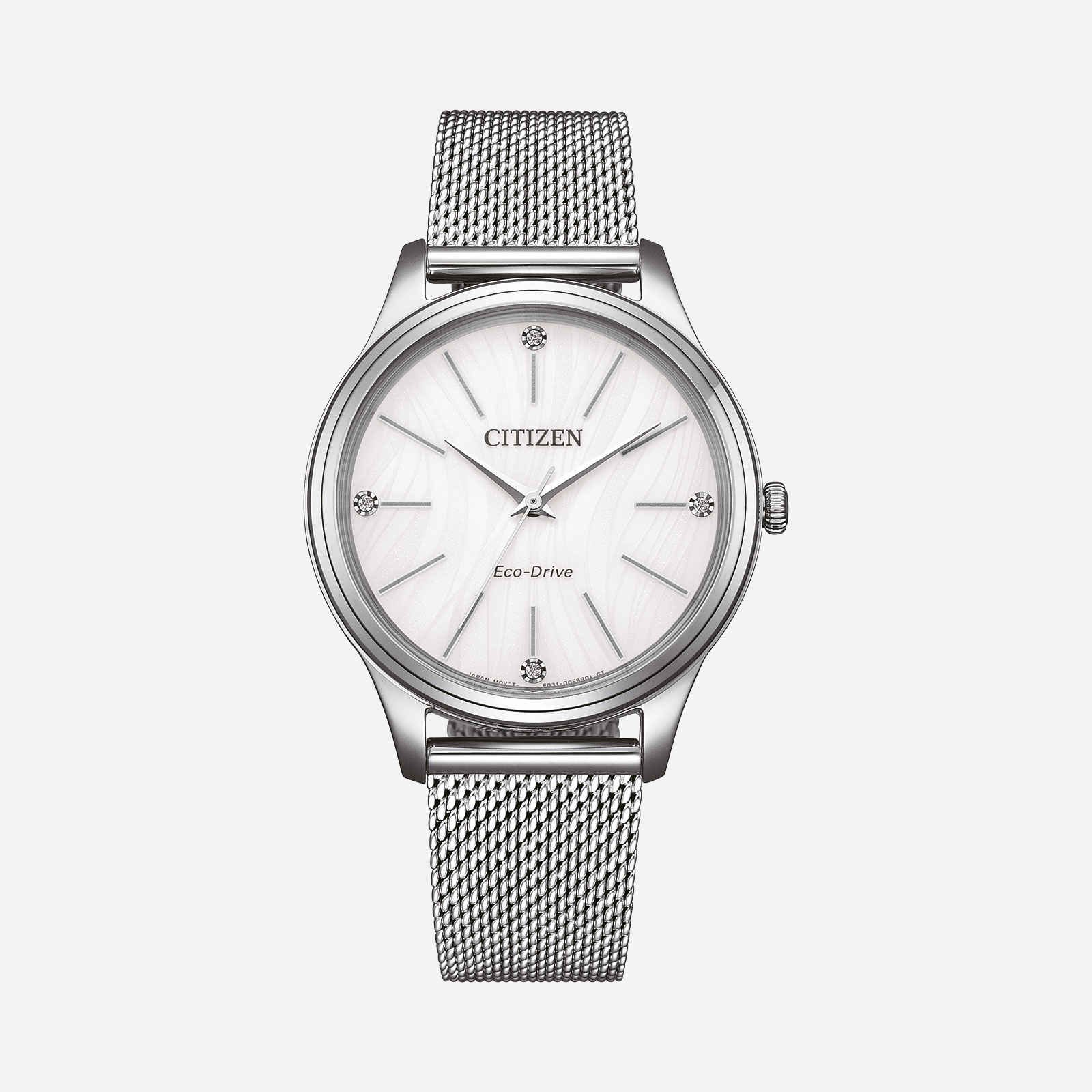 Citizen Eco-Drive Silver/Silver, Stållänk - EM1220-82A
