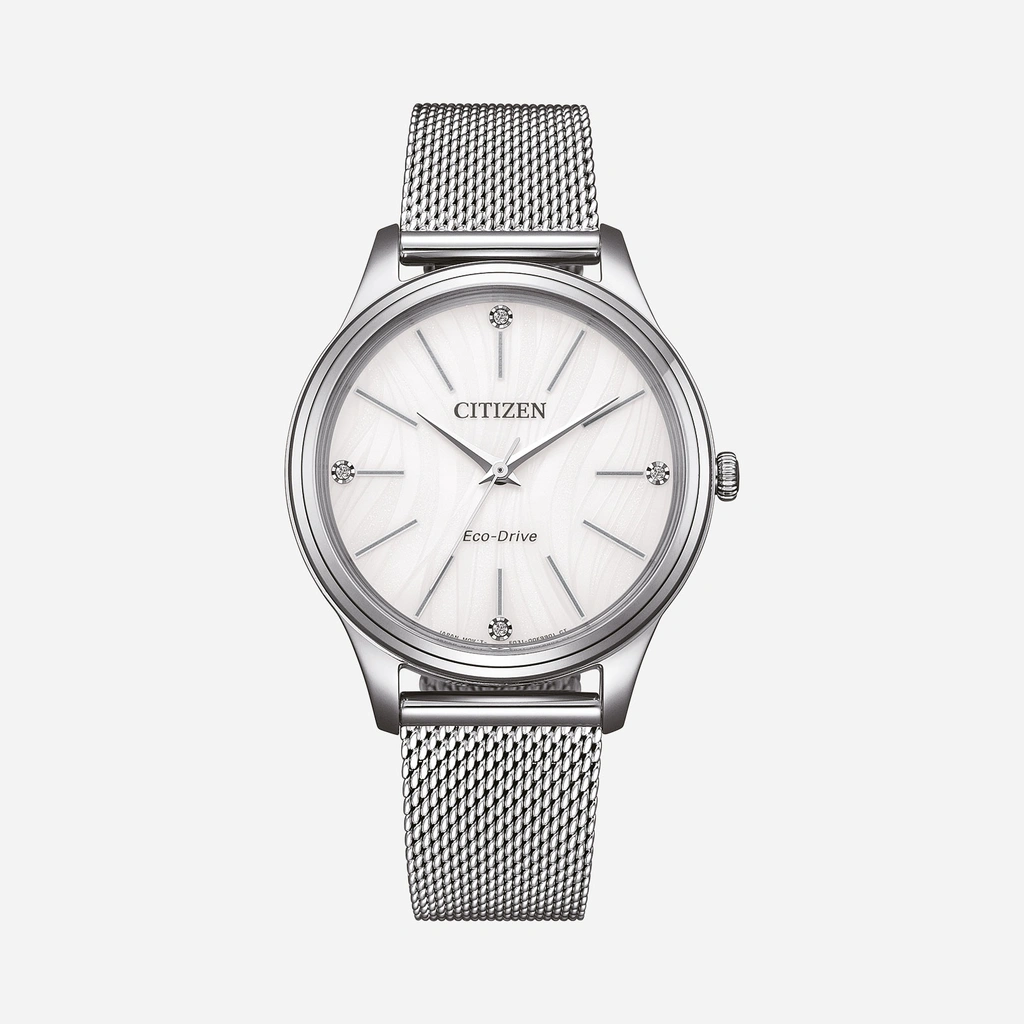 Citizen Eco-Drive Silver/Silver, Stållänk - EM1220-82A