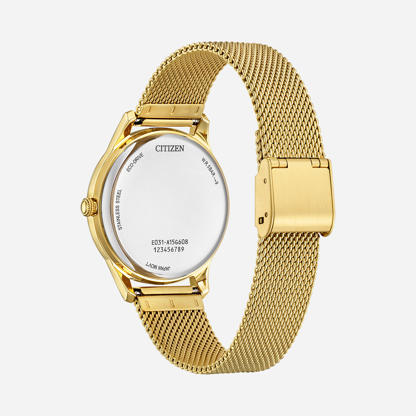 Citizen Eco-Drive Silver/Guld, Stållänk - EM1222-87A