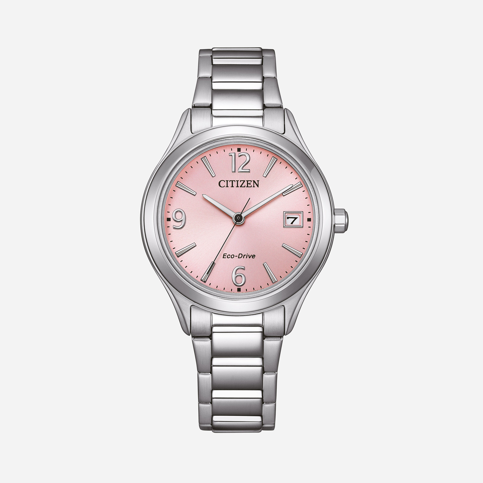 Citizen Eco-Drive Grön/Silver, Stållänk - FE6121-67X