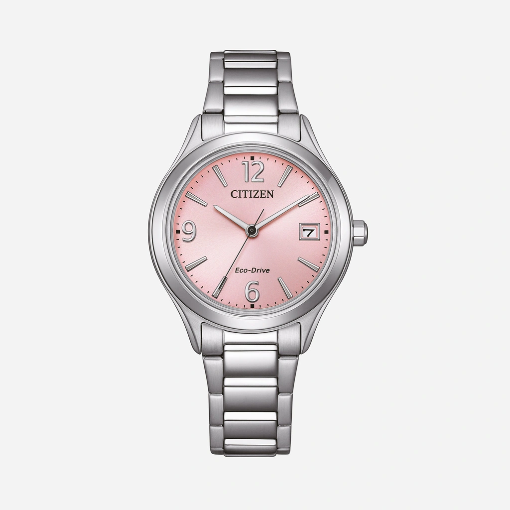 Citizen Eco-Drive Grön/Silver, Stållänk - FE6121-67X