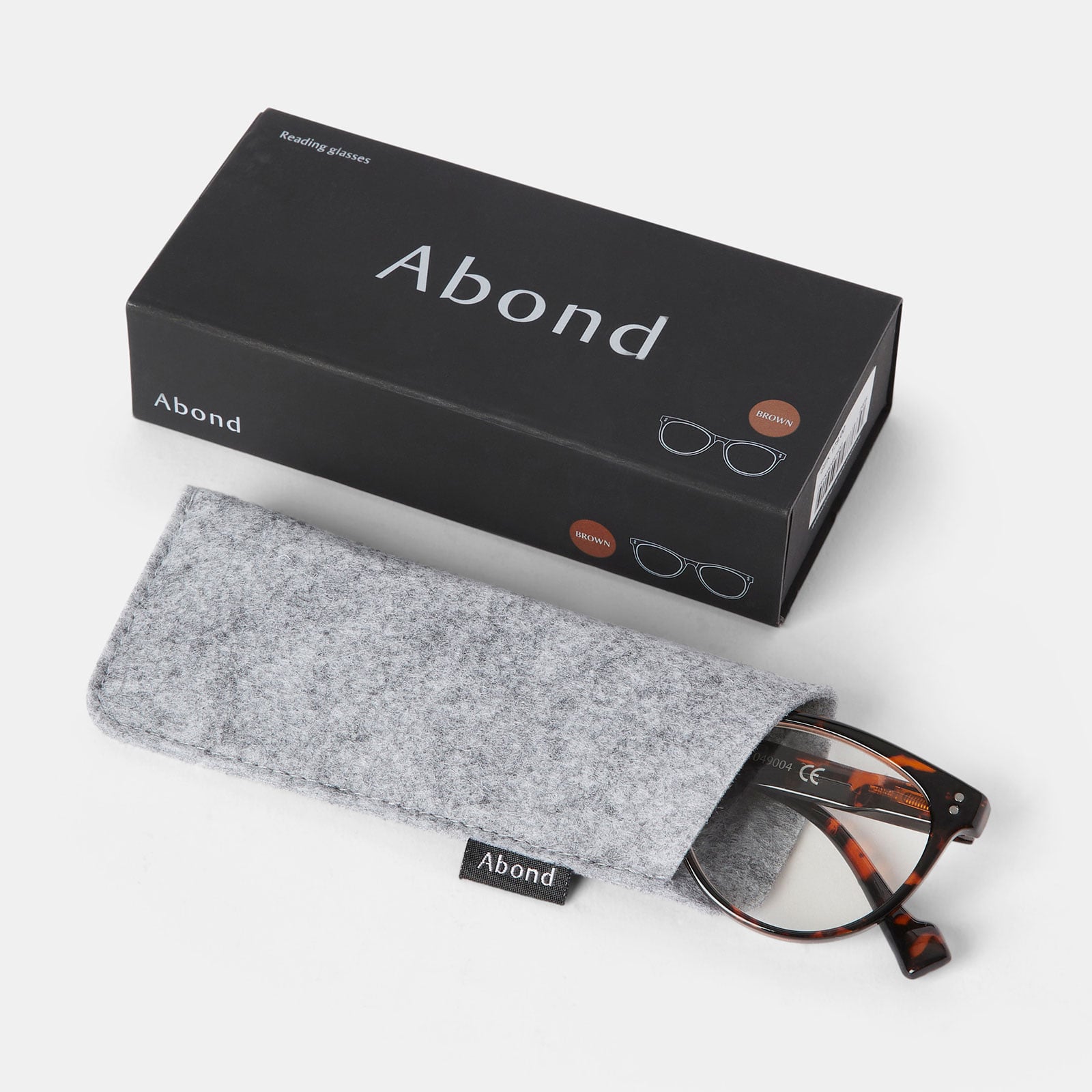 Bruna läsglasögon Cateye +2,5