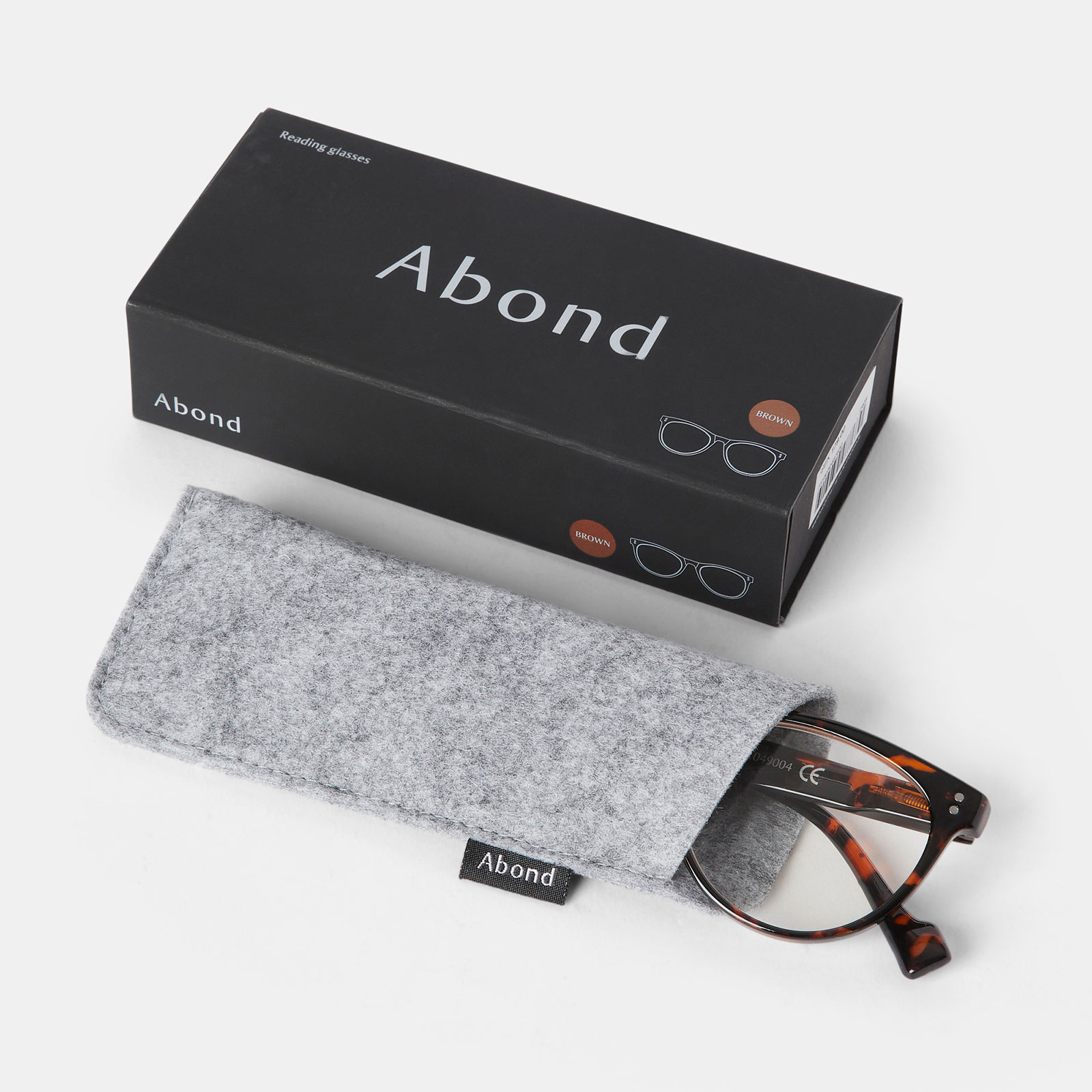 Bruna läsglasögon Cateye +1,5