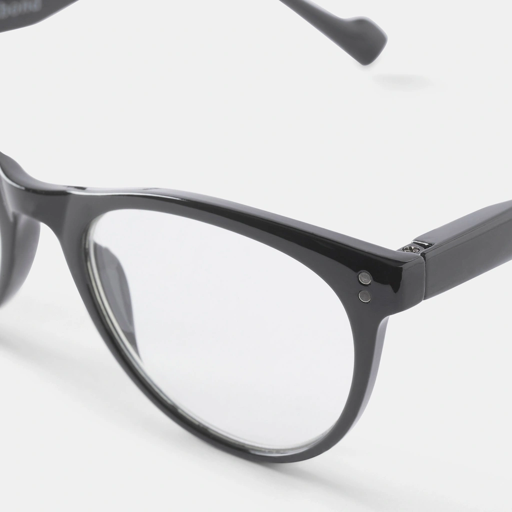 Svarta läsglasögon Cateye +2,0