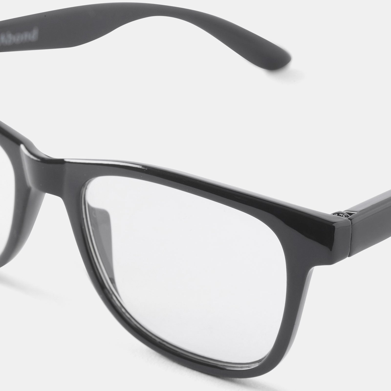 Svarta läsglasögon Square +3,0