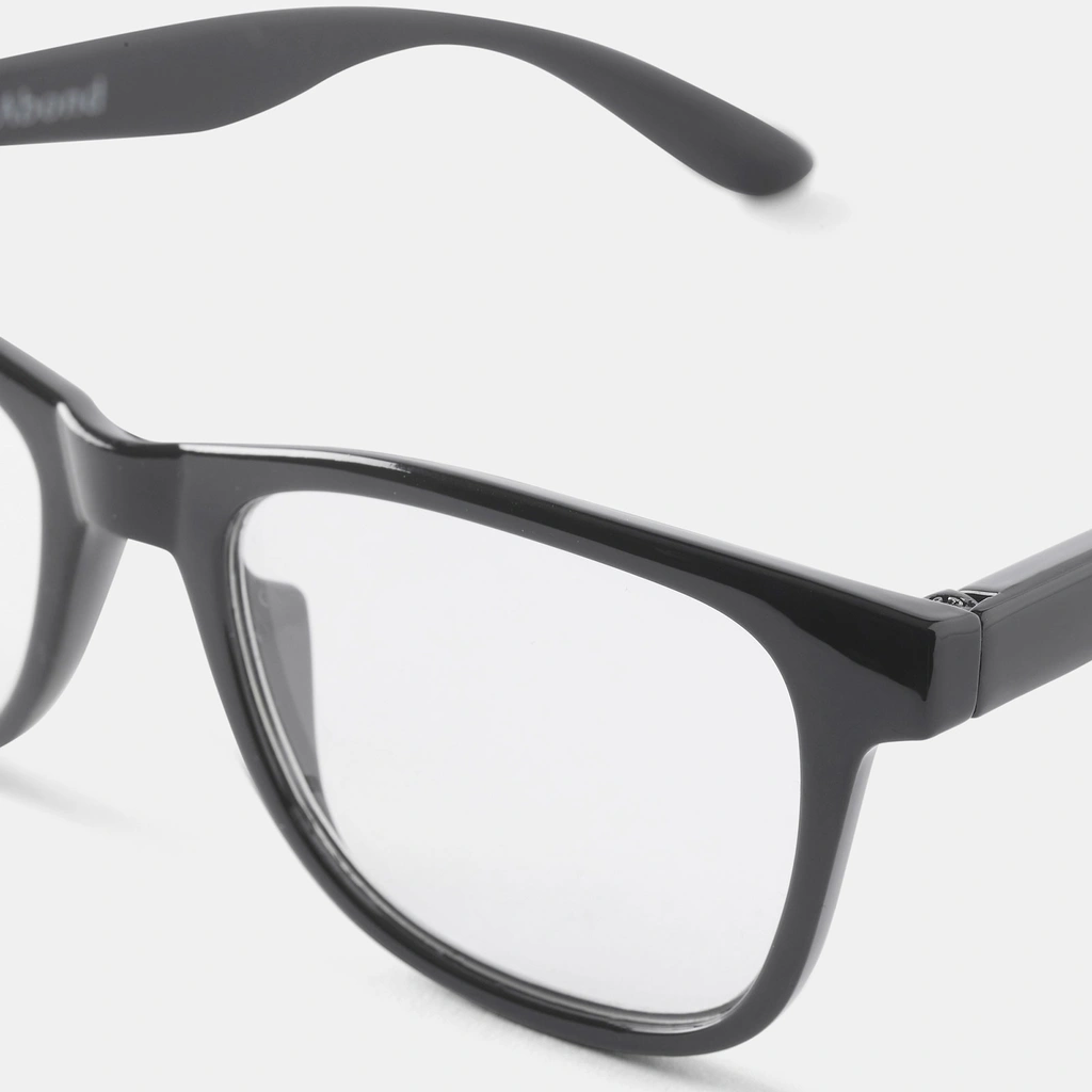 Svarta läsglasögon Square +3,0