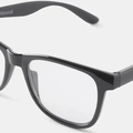 Svarta läsglasögon Square +3,0