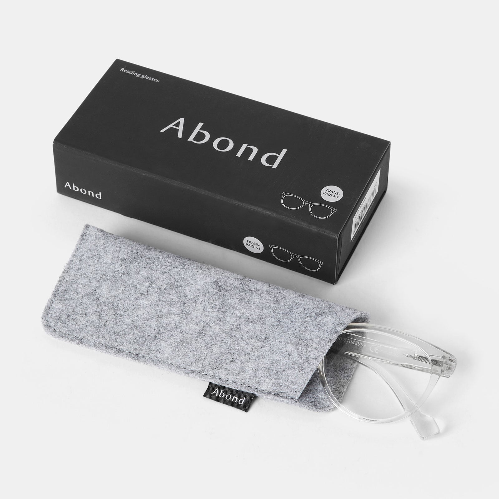 Transparanta läsglasögon Cateye +3,0