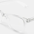 Transparanta läsglasögon Square +3,0