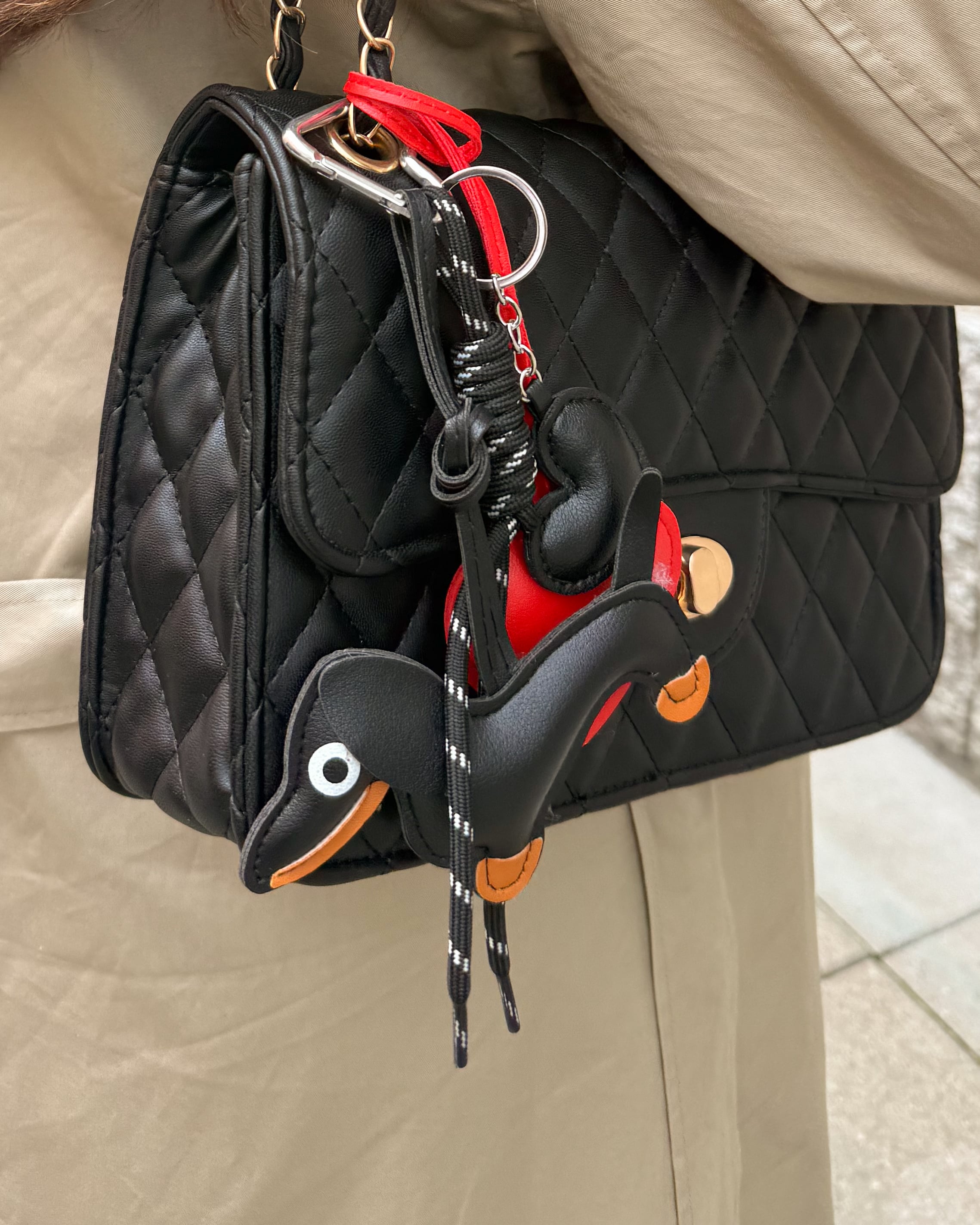 Väskaccessoar - svart tax