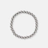 Armband i stål - elastiskt med 6mm kulor, 17cm