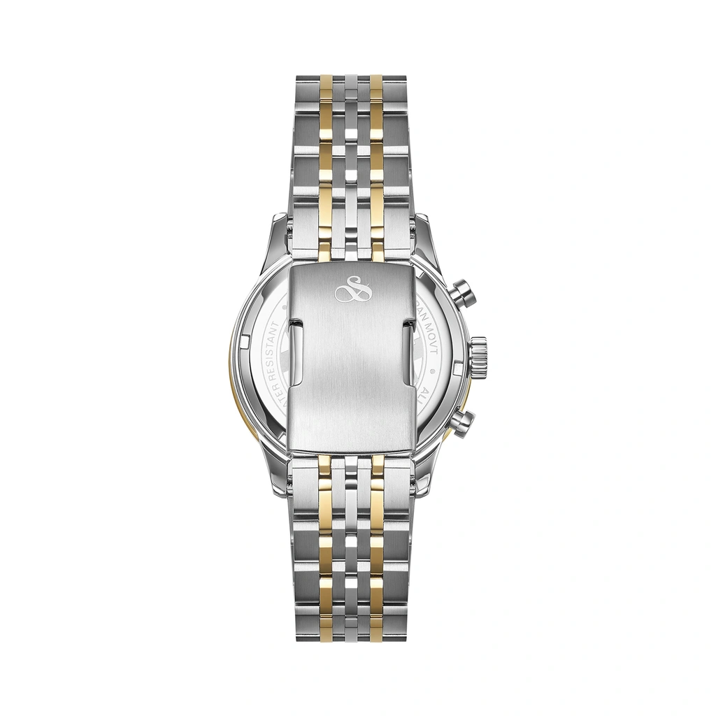 Scotch & Soda herr svart/bicolor, metallband - SSM.104D