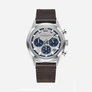 Scotch & Soda herr silver/stål, läderband - SSM.107C
