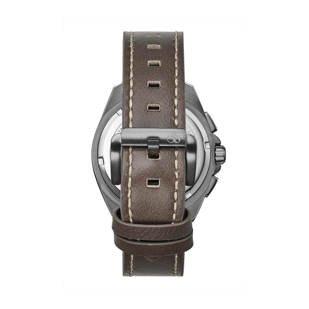 Scotch & Soda herr guld/grå, läderband - SSM.109E