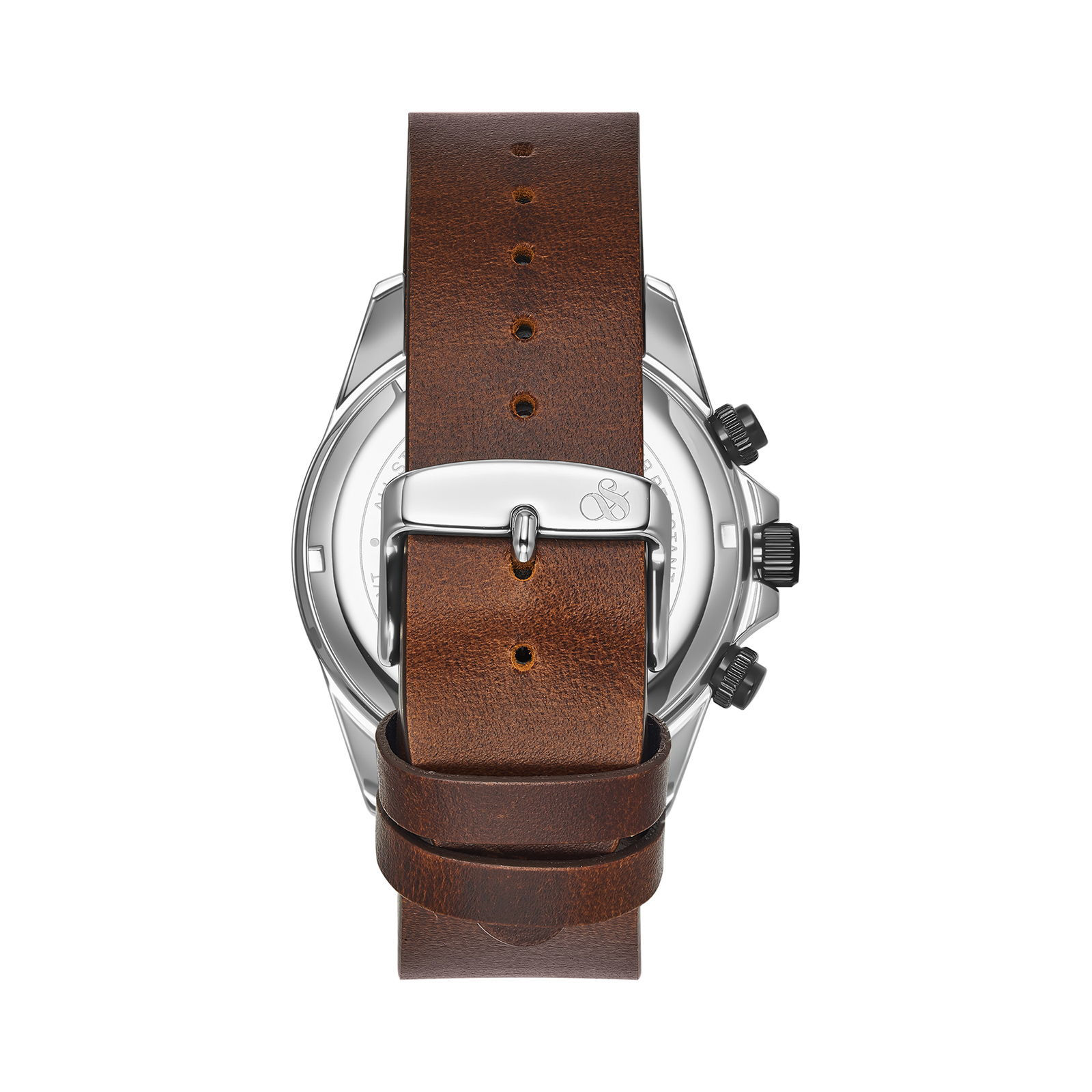 Scotch & Soda herr svart-guld/stål, läderband - SSM.141A