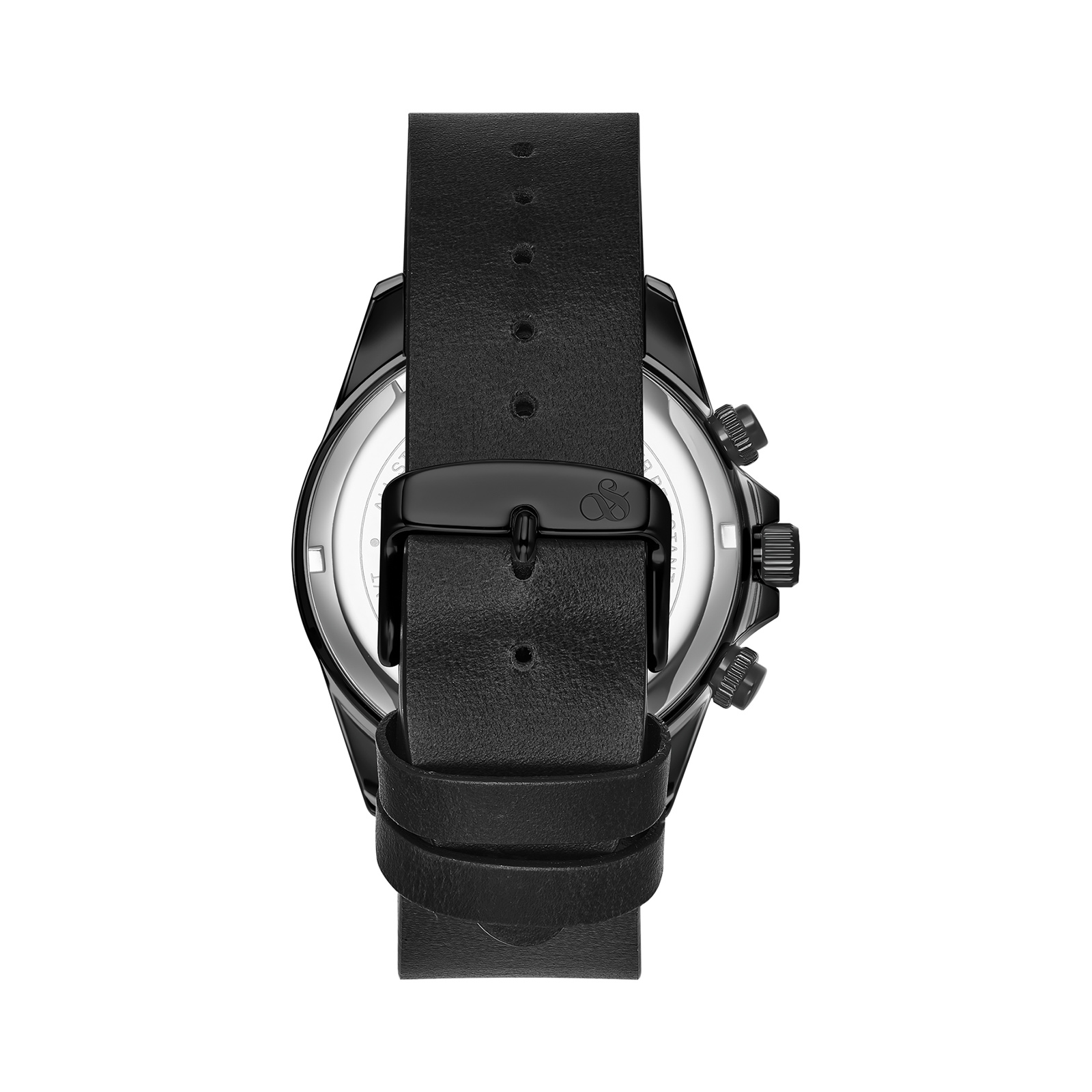 Scotch & Soda herr svart-guld/svart, läderband - SSM.141B