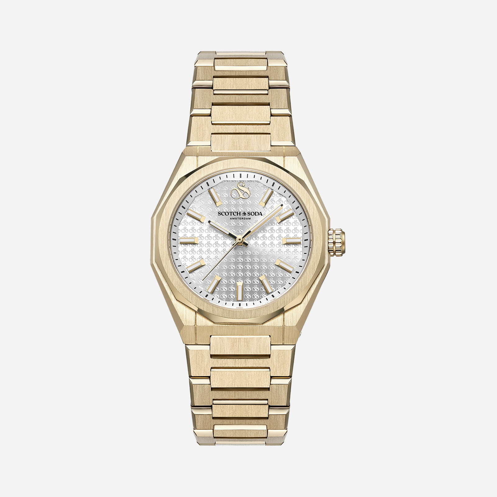 Scotch & Soda dam silver/guld, metallband - SSW.125E