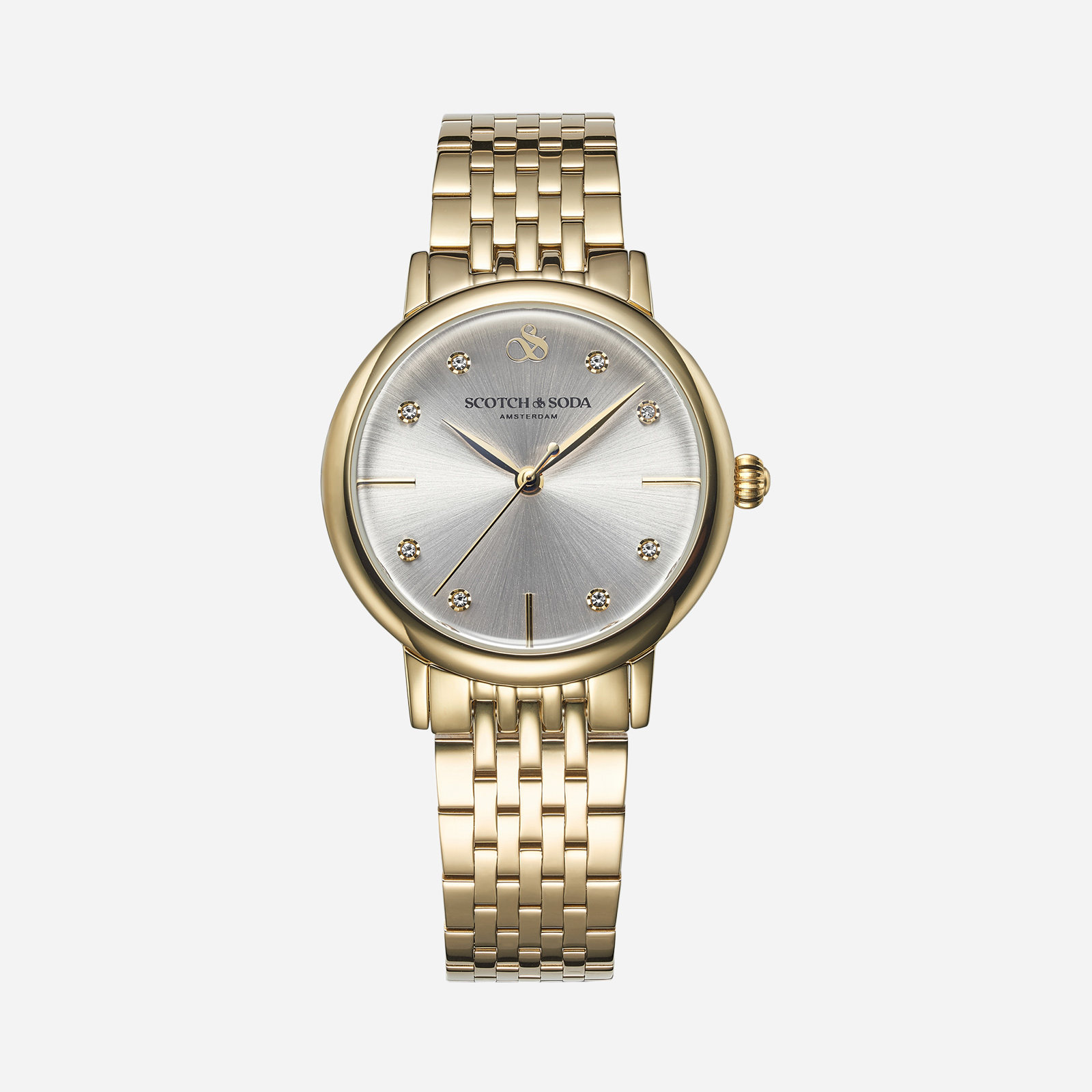 Scotch & Soda dam silver/guld, metallband - SSW.126B
