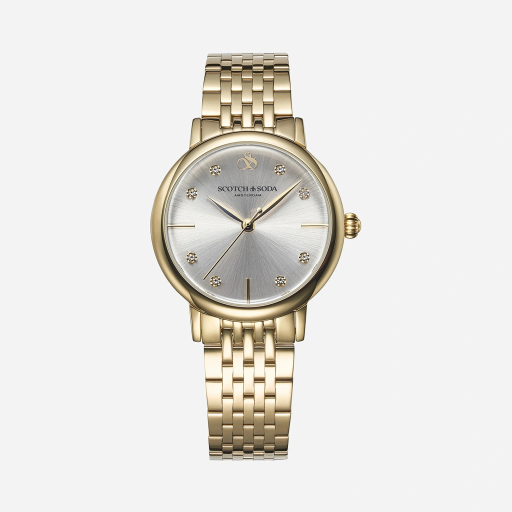 Scotch & Soda dam silver/guld, metallband - SSW.126B