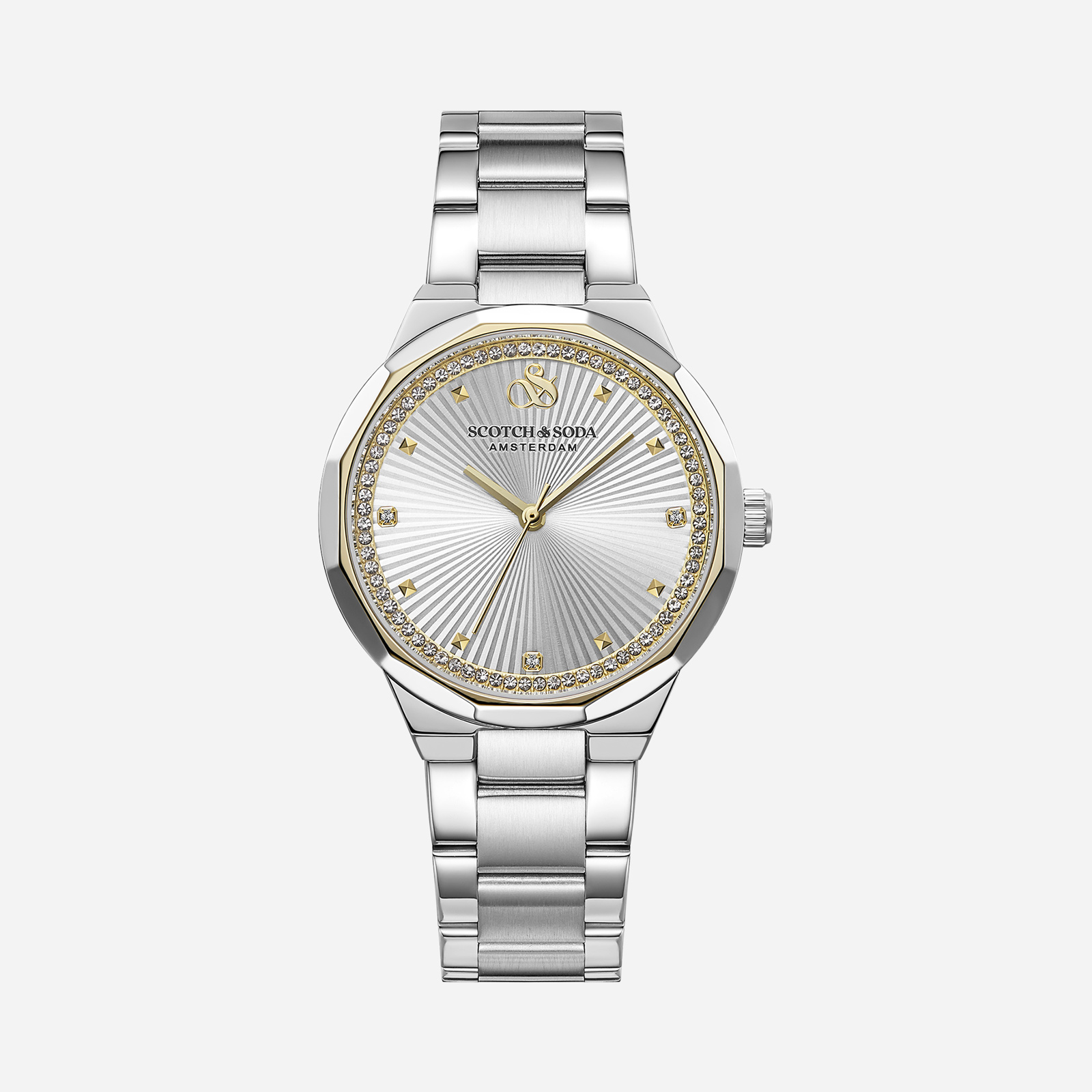 Scotch & Soda dam silver/stål, metallband - SSW.128B